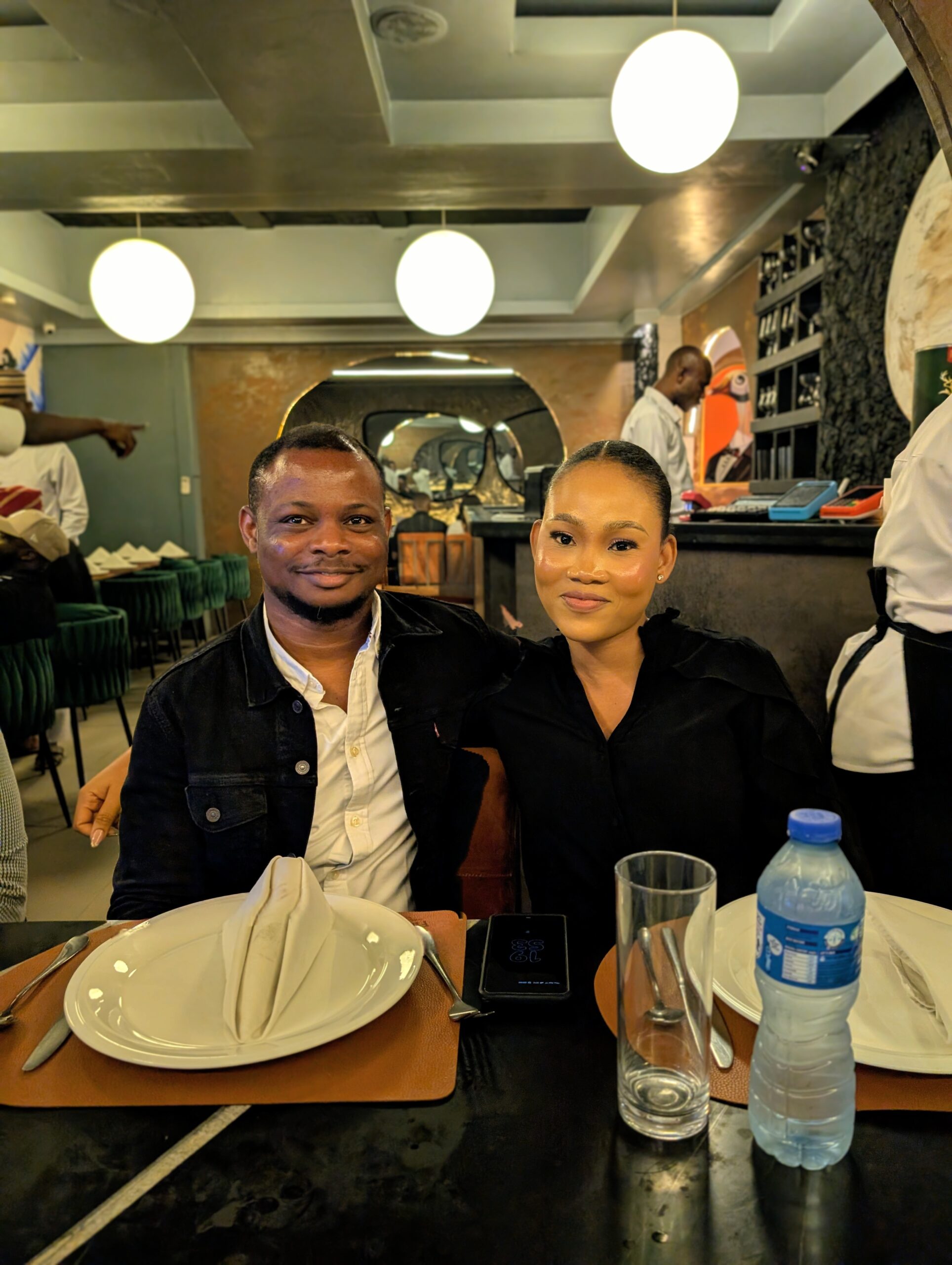 Beautiful Bride & Groom at sunset